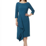 2340 - Платье с декоративной юбкой