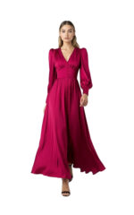 Maxikleid mit Dekoknöpfen