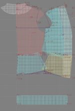 2533 - Kurzarmjacke mit Gürtel – Bild 4