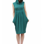 Tunika mit Taschen und Kapuze