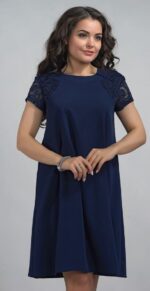 4428 - Kleid mit Spitze – Bild 4