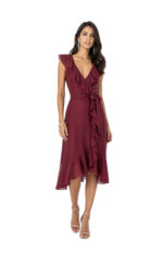 Kleid mit Volants