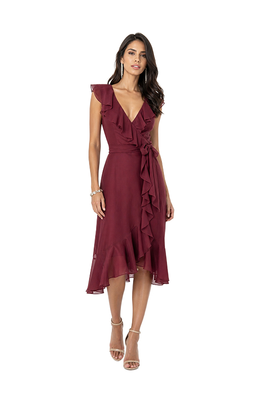 Kleid mit Volants