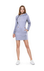 Hoodiekleid mit Kapuze