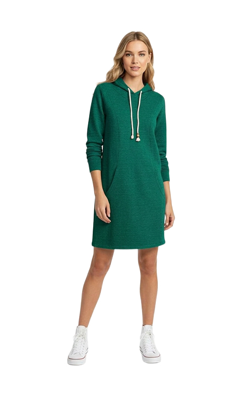 Hoodiekleid mit Kapuze