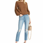 Bluse mit Raglanärmel