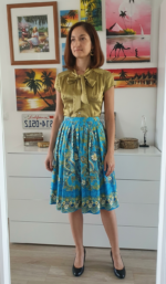 4748 - Bluse mit Schleifenkragen – Bild 4