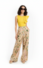 Top mit Volant-Ärmel