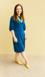 4079 - Kleid mit ausgefallenem Ballonärmel – Bild 5