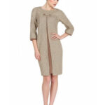 Kleid mit dekorativer Falte