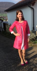4430 - Kleid mit dekorativer Falte – Bild 5