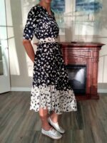 2538 - Asymmetrisches Kleid – Bild 5