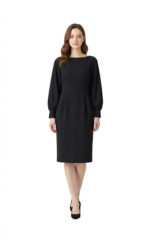 Kleid mit weitem Ärmel