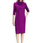 Kleid mit dekorativer Falte