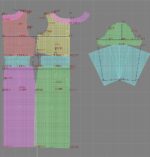 2081 - Kleid mit dekorativem Ärmel – Bild 3