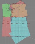 4362 - Etuikleid mit Falten – Bild 3