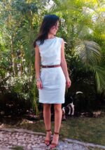 4362 - Etuikleid mit Falten – Bild 4