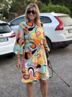 4431 - Kleid mit Falten – Bild 4