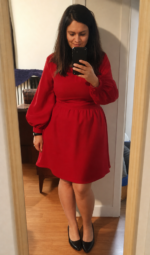 4431 - Kleid mit Falten – Bild 6