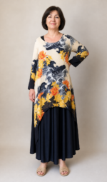 4948 - Zweilagiges Kleid – Bild 6