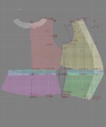 2592 - Weste mit Brustfalten – Bild 3