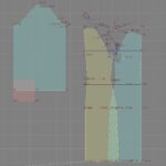 4085 - Kleid mit Chiffon-Ärmeln – Bild 3