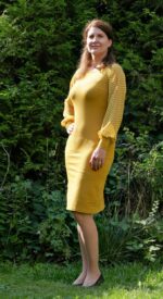 4085 - Kleid mit Chiffon-Ärmeln – Bild 11