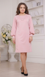 4085 - Kleid mit Chiffon-Ärmeln – Bild 6