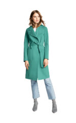 Mantel mit großem Kragen