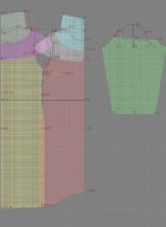 2176 - Hoodiekleid mit Reißverschlussimitation – Bild 3