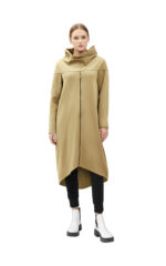 Hoodiekleid mit Reißverschlussimitation