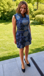 4460 - Kleid mit Stehkragen – Bild 5
