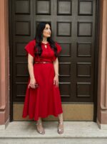 4847 - Kleid mit dekorativem Ärmel – Bild 4