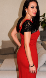 4402 - Kleid mit transparentem Einsatz – Bild 7