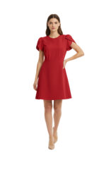 Kleid mit kurzen Ärmeln