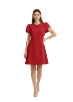 Kleid mit kurzen Ärmeln