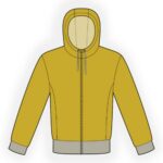 Herrenjacke mit Kapuze