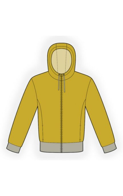 Herrenjacke mit Kapuze