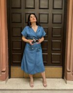 2146 - Kleid mit angesetztem Ärmel – Bild 4