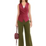 Weste mit geformter Vorderkante