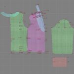 2715 - Bluse mit Falten an der Schulter – Bild 3