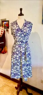 5806 - Wickelkleid mit Kragen – Bild 5