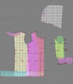 2191 - Mantel mit Kapuze – Bild 3