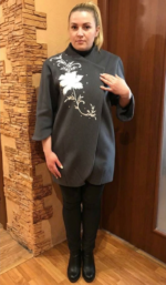 4639 - Mantel mit asymmetrischer Vorderkante – Bild 6