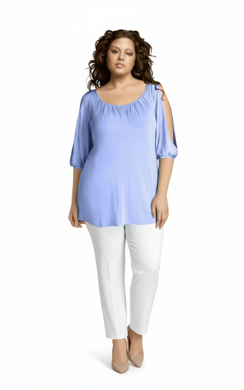 Lockere Bluse mit offenen Schultern