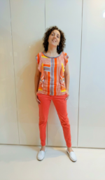4261 - Bluse mit Volant – Bild 4