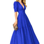 Kleid mit zweistufigem Rock Schnittmuster