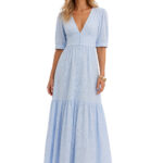 Kleid mit zweistufigem Rock