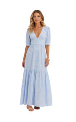 Kleid mit zweistufigem Rock