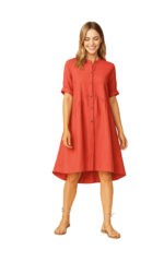 4918 - Sommerkleid mit ausgestellter Silhouette